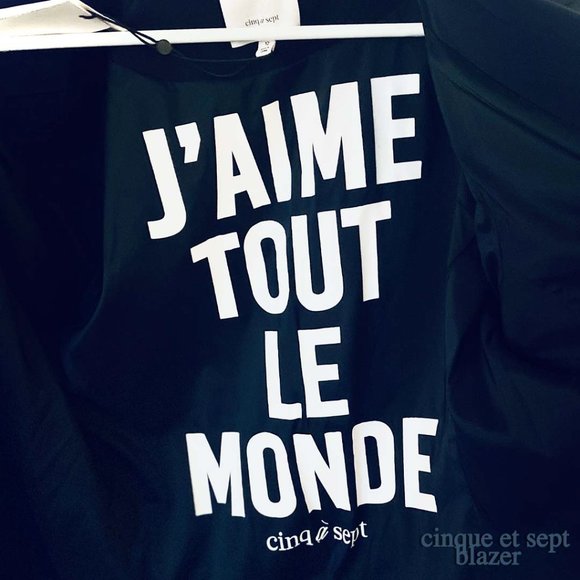 Cinq et Sept Blazer (Navy) - Picture 3 of 3